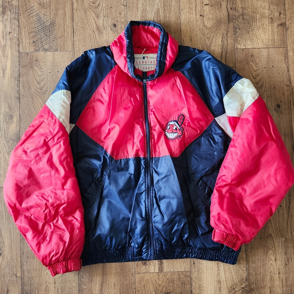 Vintage Cleveland Indians Genuine Merchendise Turbo Zone Coat. XXL